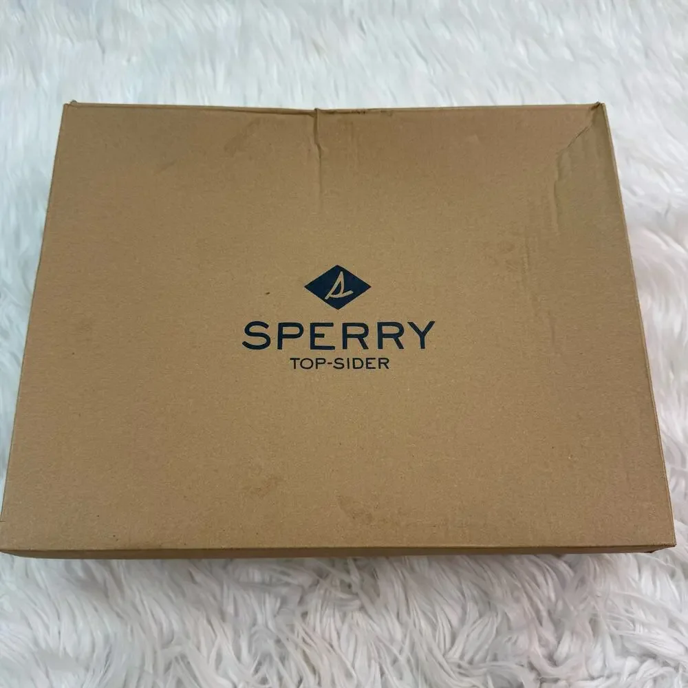 Sperry Women's Saltwater Varsity Stripe Navy/Wine Size‎ 8.5M NIB Coastal Preppy